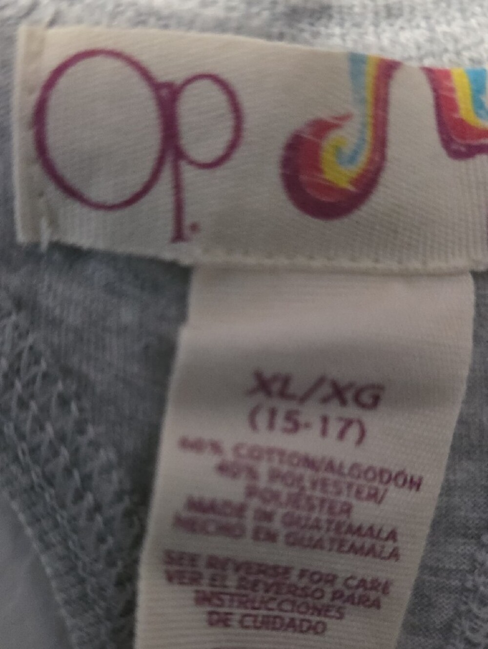 OP Silver Heather Racerback Tank Top - Picture 2 of 2